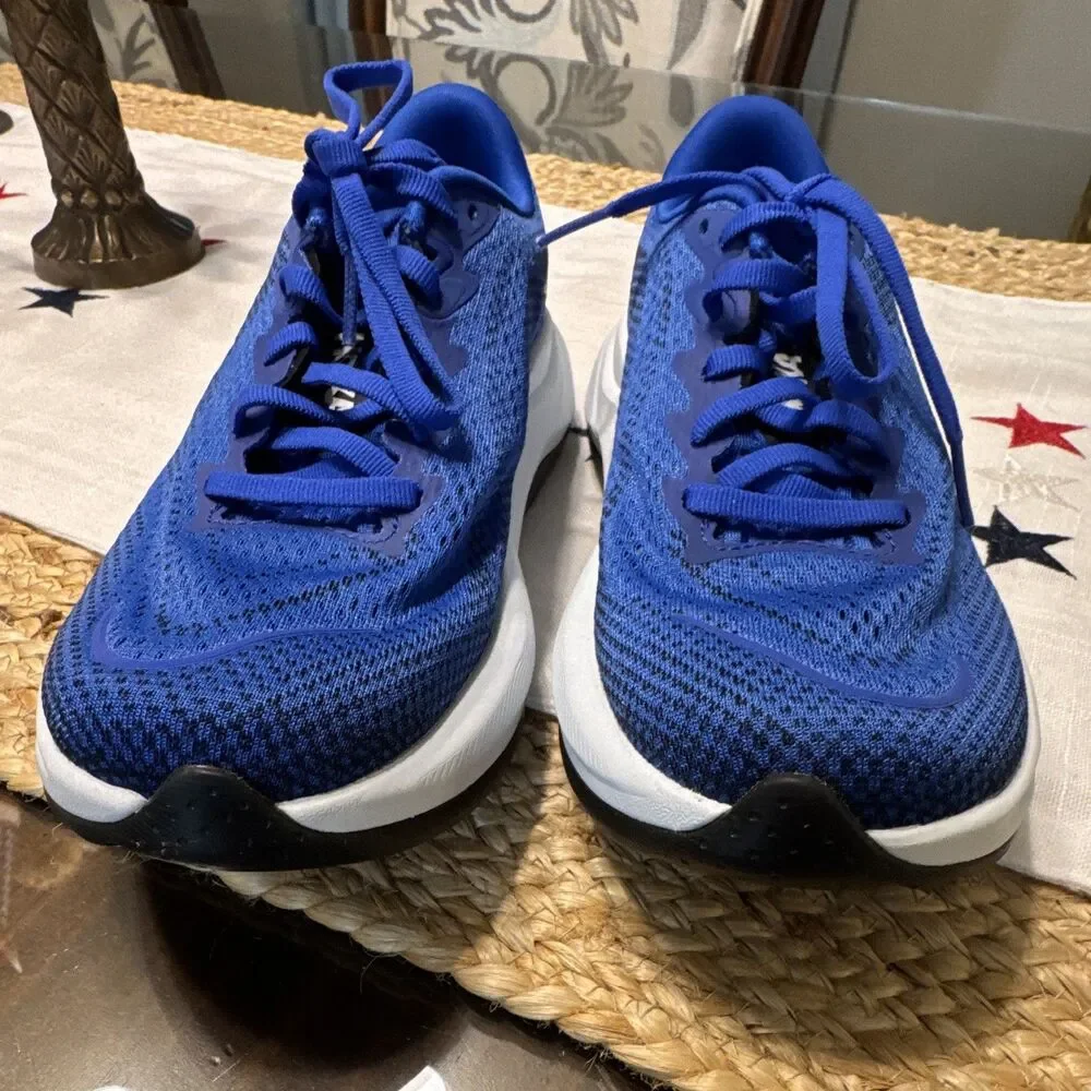 HOKA ONE ONE Rincon 4 Women's Blue White Lace-Up Low Top Mesh Sneakers Logo - Picture 7 of 7